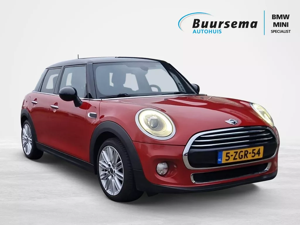 MINI Cooper Mini 1.5 Chili Bns | 69.000km NAP | Automaat | Led-koplampen | Profesional Navigatie | Sport lederen interieur |
