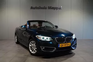 BMW 2 Serie 220i Cabrio Luxury Line | PDC | Xenon | Navigatie | Midnight Blue metallic |